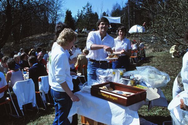 Foto är taget från invigningen av Bohusleden 1985.