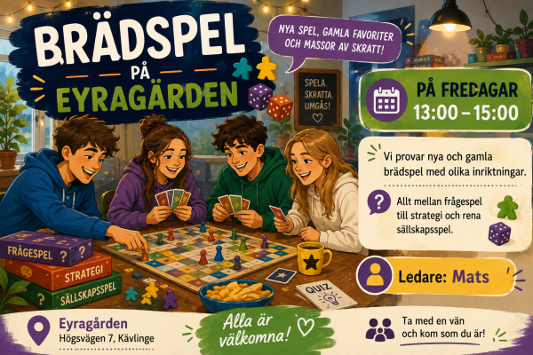 Brädspelsfredag på Eyragården