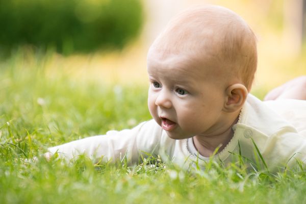 Babysaga i parken