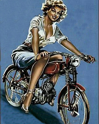 Gunilla rundan syd: mopedrally endast för tjejer och damer