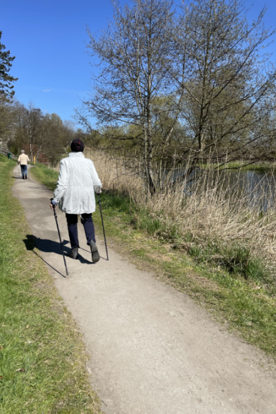 Trevlig promenad i gott sällskap!