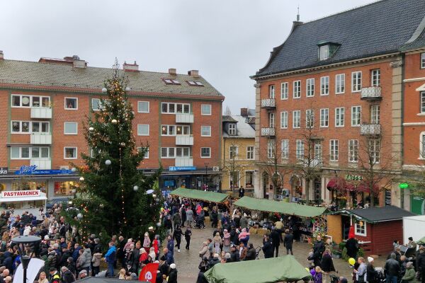 Julskyltning i Hässleholm