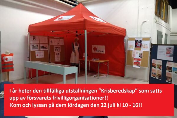 Vad göra när och krisen kommer? På Hässleholms museum ges svaret av fem frivilliga försvarsorganisationer! Kunskap kan rädda liv!!
