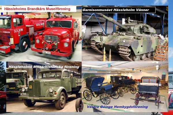 Öppet på Hässleholms museum!! Kom occh titta på allt som finns i lokalerna!! Stridsvagnar och annan försvarutrustning, brandbilar från gamla…