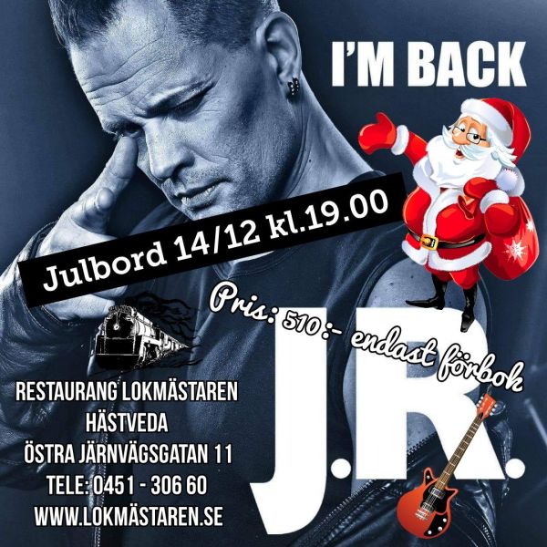 Julbord med Live Lördag 14/12
