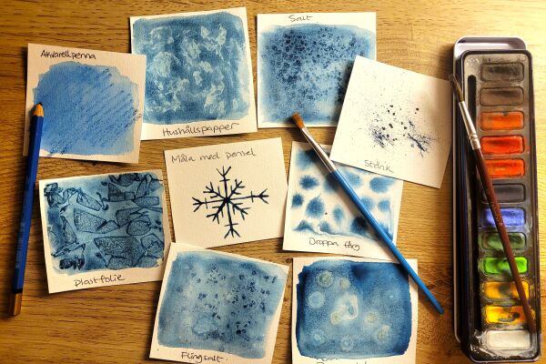 Vintermåleri med Emma