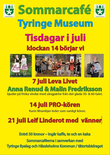 Sommarcafé på Tyringe Museum