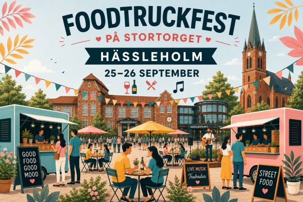 Foodtruckfest på Stortorget