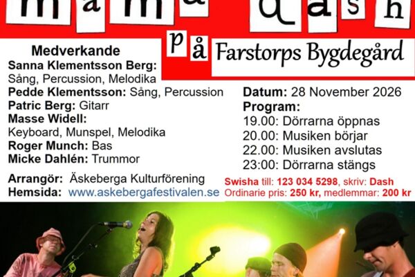 mama dash på Farstorps Bygdegård