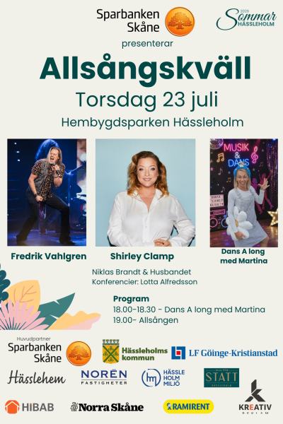 Sommar Hässleholm - Allsångskväll i Hembygdsparken