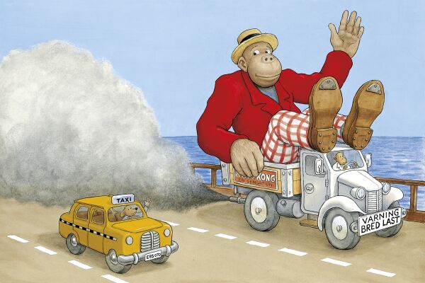 Visningar av utställning Jan Lööf - originalillustrationer