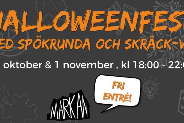 Höstlov - Halloweenfest med spökrunda