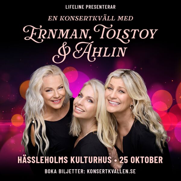 En konsertkväll med Ernman, Tolstoy & Ahlin